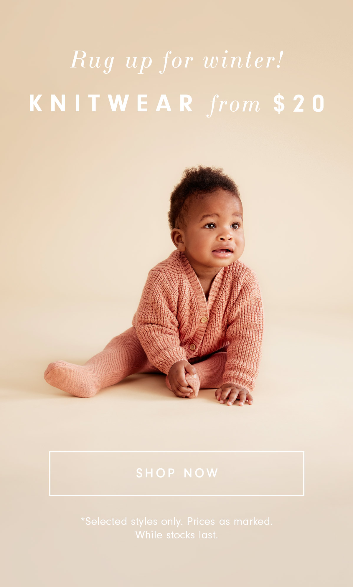 Baby store knitwear sale